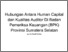 [thumbnail of Hubungan Antara Human Capital dan Kualitas Auditor Di Badan Pemeriksa Keuangan (BPK) Provinsi Sumatera Selatan.pdf]