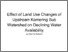 [thumbnail of Effect of Land Use Changes of Upstream Komering Sub Watershed on Declining Water Availability.pdf]