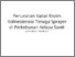 [thumbnail of Penurunan Kadar Enzim Kolinesterase Tenaga Sprayer di Perkebunan Kelapa Sawit_SIMILARITY.pdf]