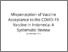 [thumbnail of Misperception of Vaccine Acceptance to the COVID-19 Vaccine in Indonesia_ A Systematic Review.pdf]