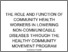 [thumbnail of THE ROLE AND FUNCTION OF COMMUNITY HEALTH WORKERS IN LOWERING NON-COMMUNICABLE DISEASES THROUGH THE HEALTHY COMMUNITY MOVEMENT PROGRAM.pdf]