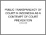 [thumbnail of turnitin PUBLIC TRANSPARENCY OF COURT IN INDONESIA.pdf]